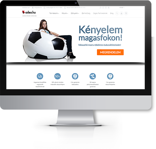 webshop fejlesztés